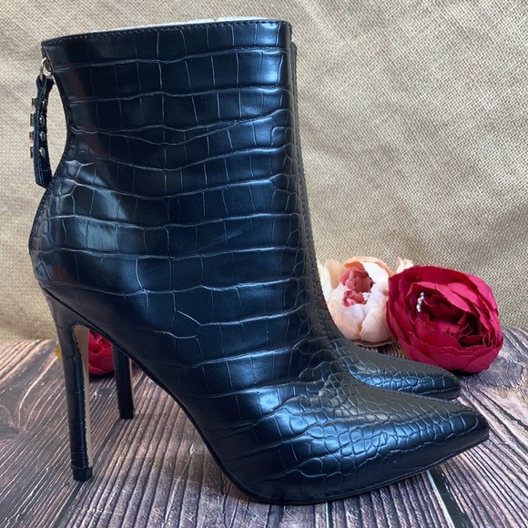 Bebe Black Dasha Dress Booties 7M - Picture 8 of 8